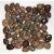 12'' x 12'' Beveled Natural Stone Pebbles Mosaic Tile