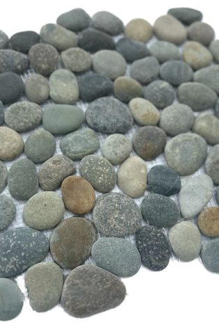 12" x 12" Natural Stone Pebbles Mosaic Wall & Floor Tile
