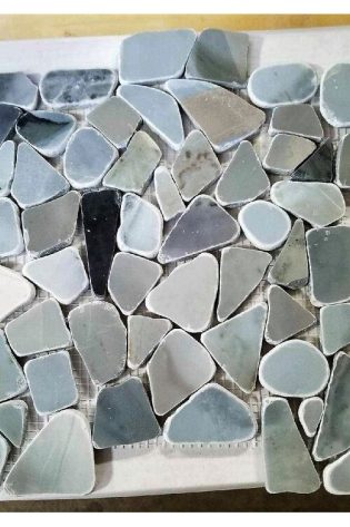 Cinderella Random Sized Marble Mosaic Tile