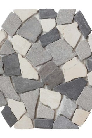 Random Sized Cement Pebble Mosaic Wall & Floor Tile