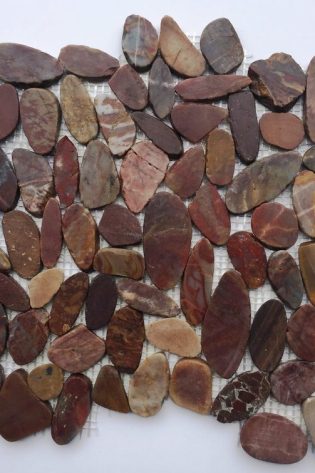 River Rock Random Sized Natural Stone Mosaic Tile