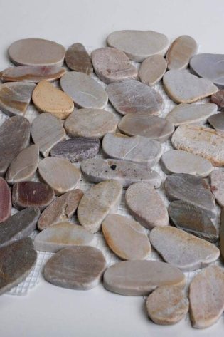 Sandy Beach Random Sized Natural Stone Mosaic Tile
