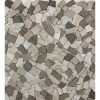 Wood Age Random Sized Pebble Mosaic Wall & Floor Tile