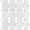 Saran White & Thassos Reverse Tile