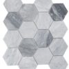 Hexagon Mix Grey Honed 3 x 3 10.25 x 11.75
