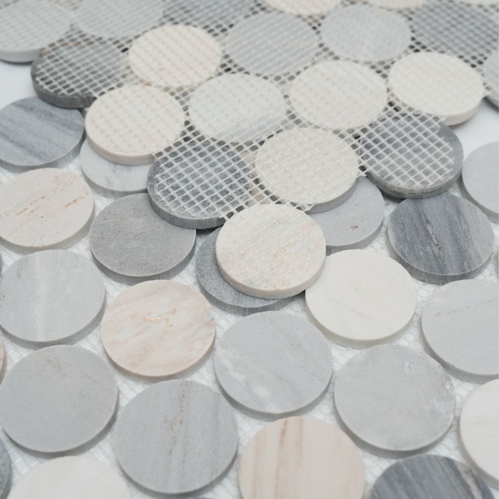 Penny Marble Large Blue 11.75 x 12 - Image 3